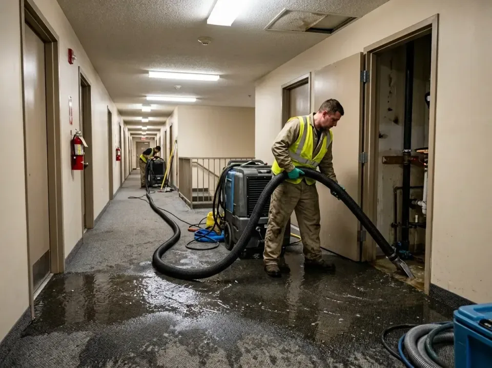 multi-unit-apartment-hallway-f-005 — frequently asked questions, Emergency Burst Pipe Water Extraction & Removal in Indian H…